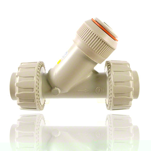 PP R&uuml;ckschlagventil, Verschraubung mit Schwei&szlig;muffe,FPM