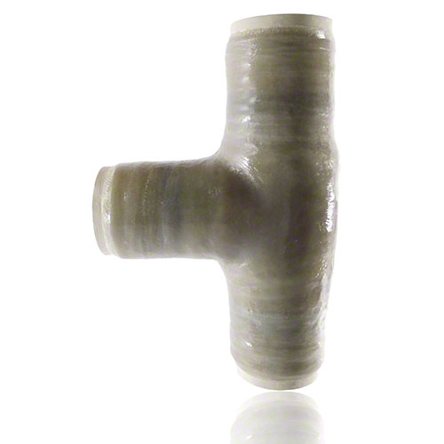 UP-GF-PVCU T-St&uuml;ck 90&deg; DIN 16 966, Form T1, Rohrtyp B, Liner PVCU, mit Laminatende, PN 10