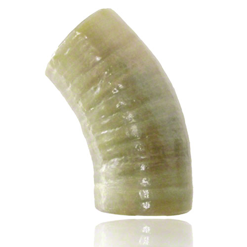 UP-GF Bogen 45&deg; DIN 16 966, Form E2, Rohrtyp D, mit Laminatenden, PN 16