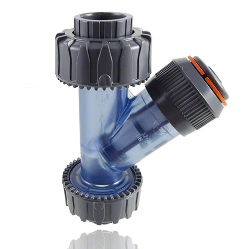 PVC-U Schmutzf&auml;nger transparent, Klebemuffe, FPM