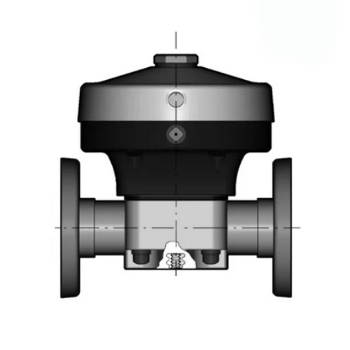 PVDF 2/2-Wege-Membranventil, Ausf&uuml;hrung Flansch, DA, EPDM, Typ 285