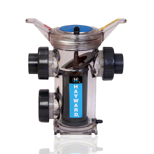 Transparent Kompaktschmutzf&auml;nger aus EATG, Anschluss Klebemuffe, EPDM Dichtung