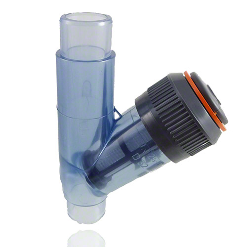 PVC-U Schmutzf&auml;nger transparent, Klebestutzen, EPDM