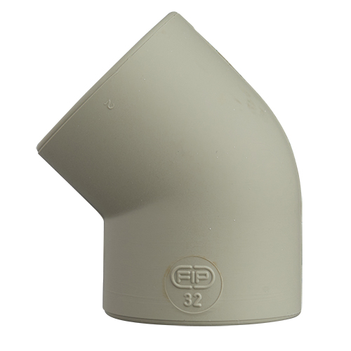 PP Winkel 45&deg;, SDR 11, zum Heizelementmuffenschwei&szlig;en