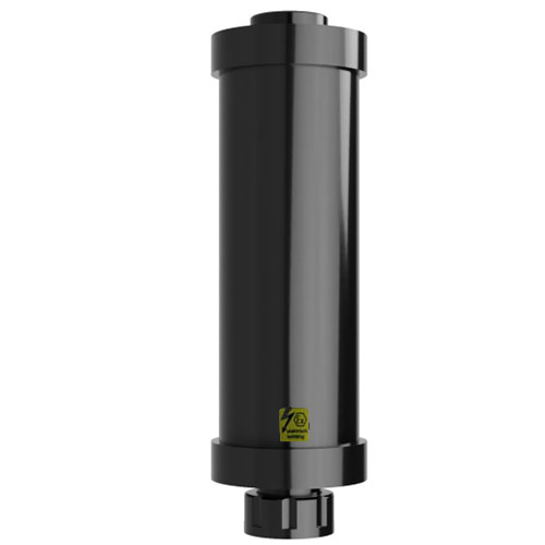 S&auml;uredunstabscheider Typ SDA 90, 1,0 Liter, PE-el (elektrisch leitf&auml;hige Ausf&uuml;hrung), Anschluss &Uuml;berwurfmutter