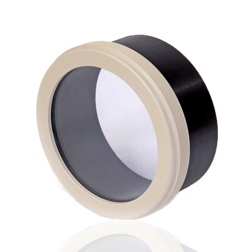 Revisionsstutzen - Handlochdeckel, Stutzen aus PE, &Uuml;berwurfmutter aus PP, Einlegedeckel aus PVC U Transparent