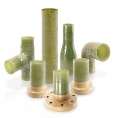 UP-GF (GFK) ROHRSYSTEME: Rohre, Formst&uuml;cke und Verbindungen aus UP-GF (GFK)
DN 25 - DN 1000